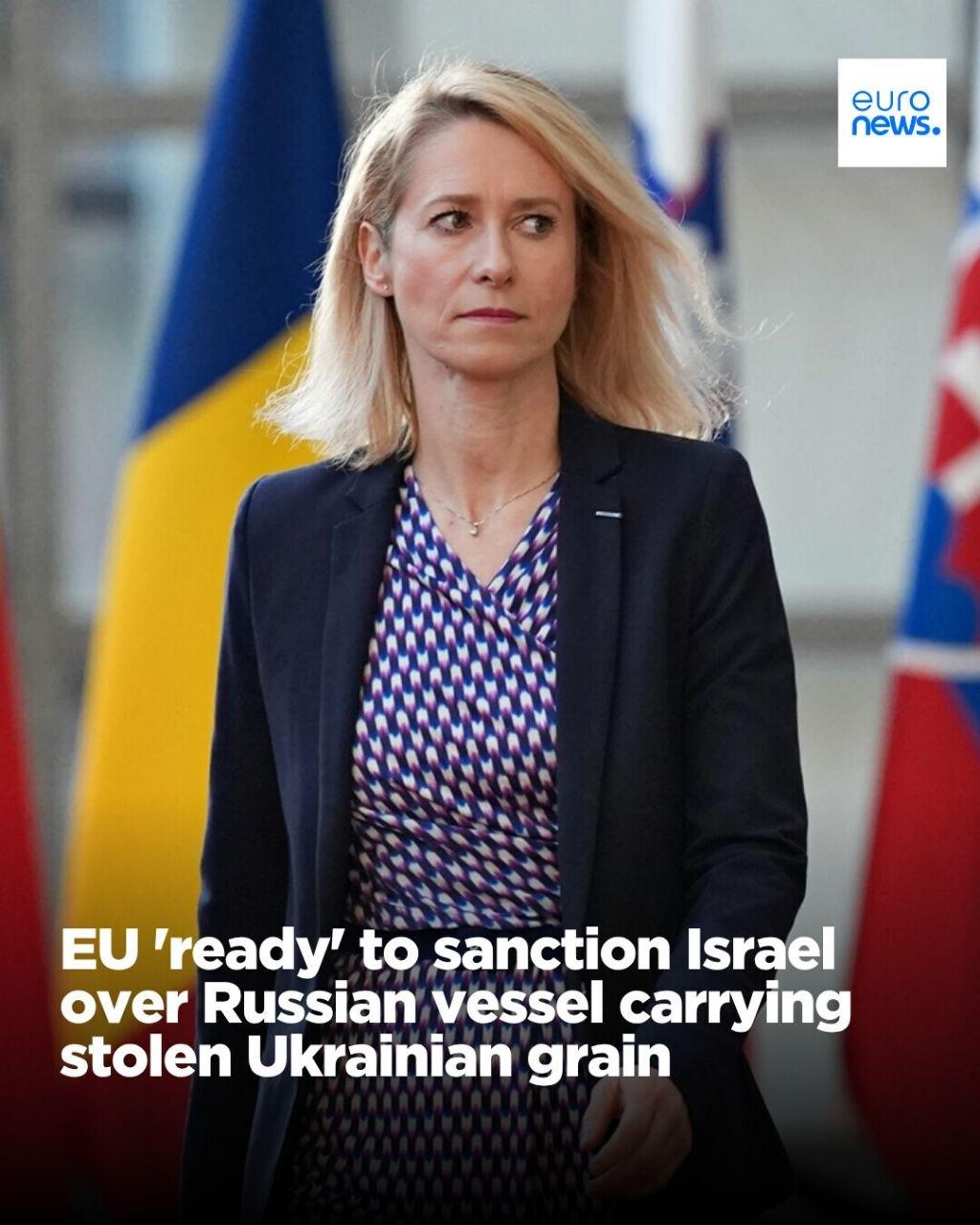 Way 'ready' to sanction Israel over Russian vessel carrying stolen Ukrainian grain